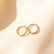 Halo Small Gold Hoop VIP