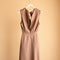 Mira Cowl-Back Satin Dress